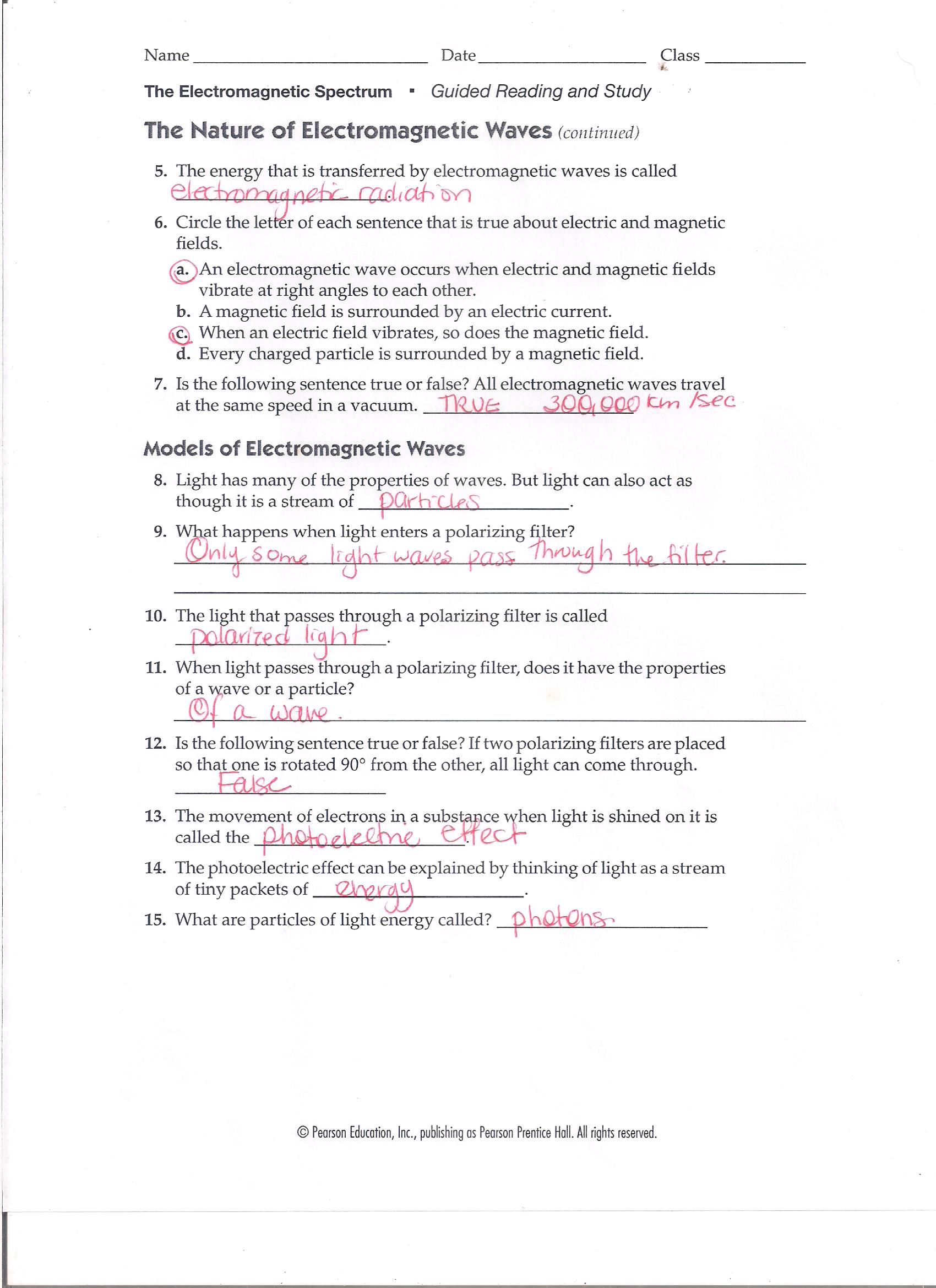 35 The Nature Of Waves Worksheet Answers Worksheet Project List